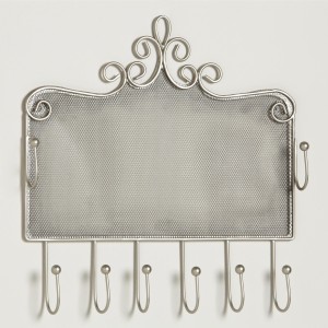 Jewelry Holder - Pewter Wall Jewelry Holder