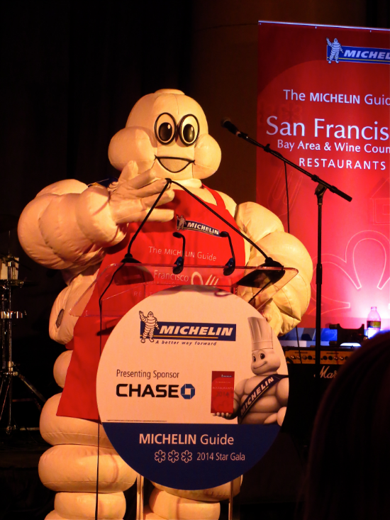 Michelin Star Gala 2014 San Francisco - Michelin Man Michelin Star Gala 2014 San Francisco - Michelin Man