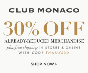 Club Monaco Black Friday 2013