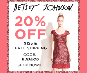 Betsey Johnson Holiday Sales