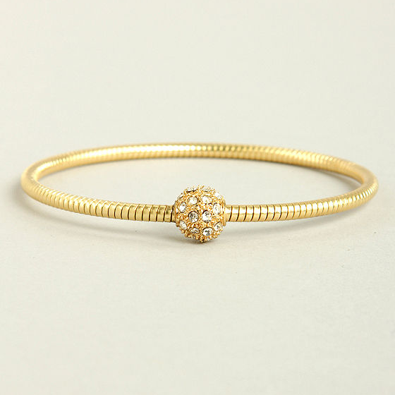 LuLu's Gold Rhinestone Bracelet