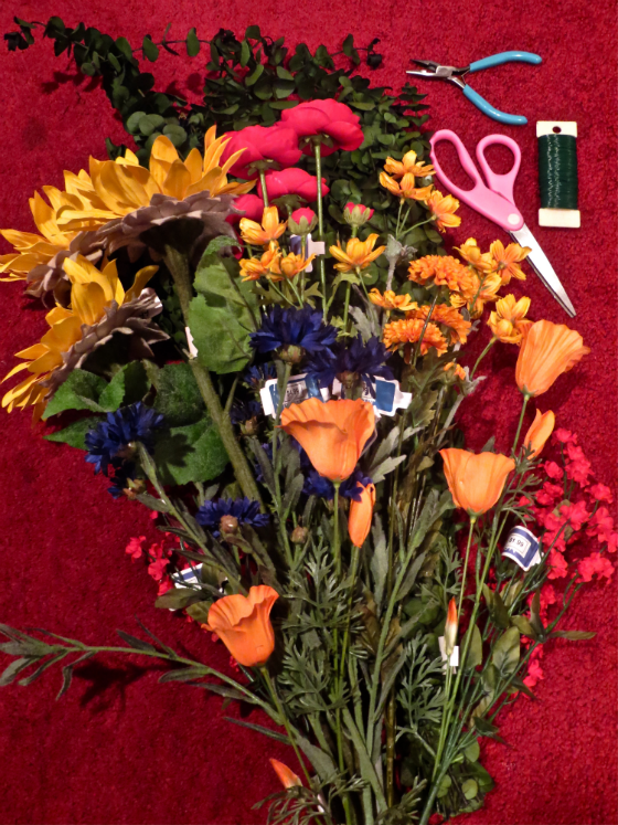 How To Make A Spring Wreath - DIY Supplies