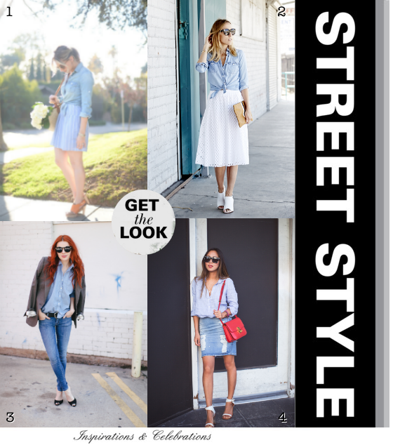 Street Style Inspiration - Light Denim
