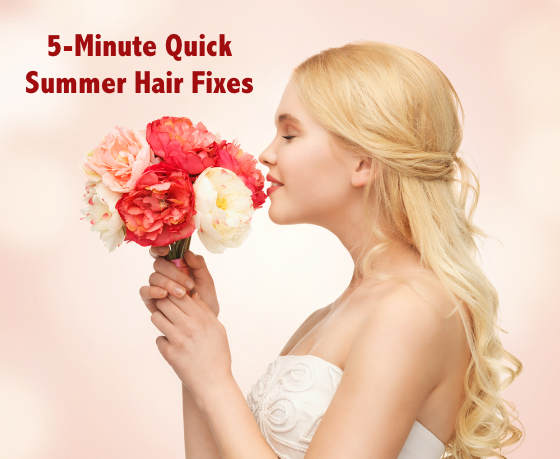 5-Minute Quick Summer Hair Fixes