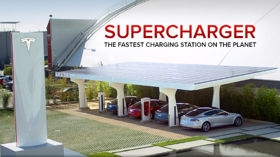 Tesla Supercharger Stations
