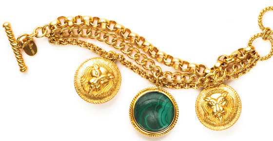 Julie Vos Fall 2014 Collection Lion Malachite