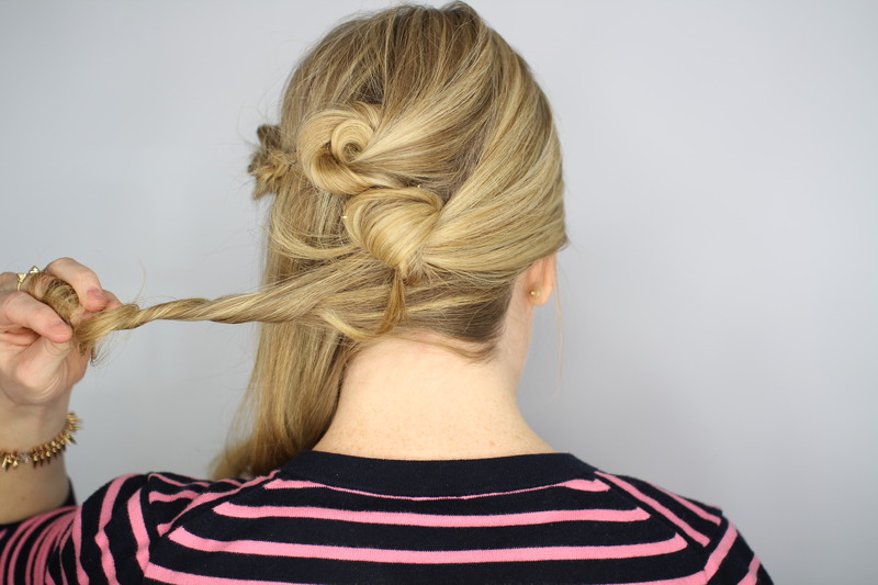 Beauty Tutorial Easy Knotted Updo Hairstyle Guide