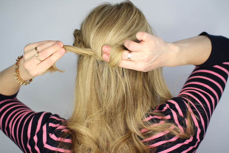 Beauty Tutorial Easy Knotted Updo Hairstyle Guide