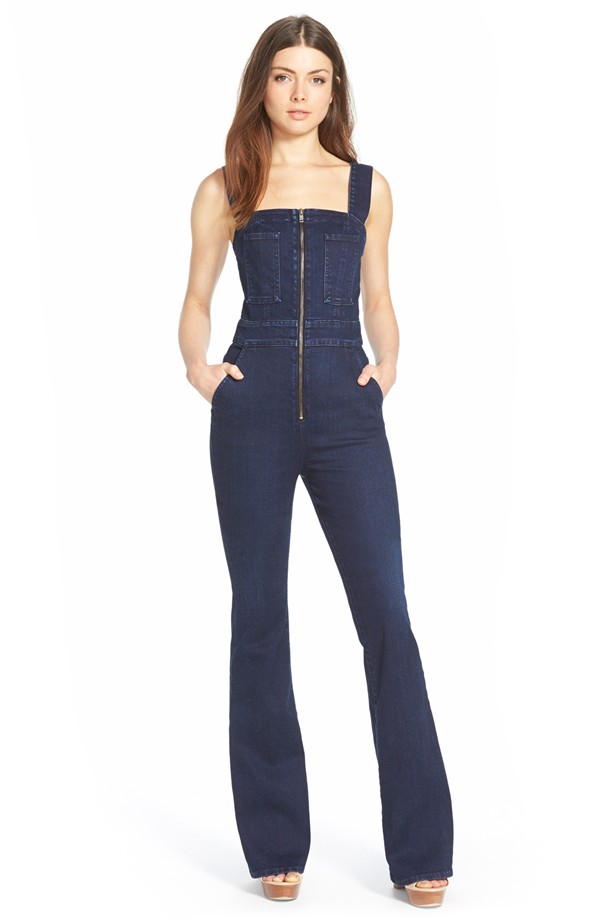 70s Style Trend - Denim Jumpsuit
