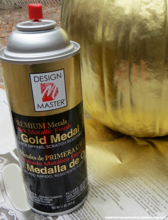 DIY Halloween Decor Tutorial - How To Create Glamorous Pumpkins