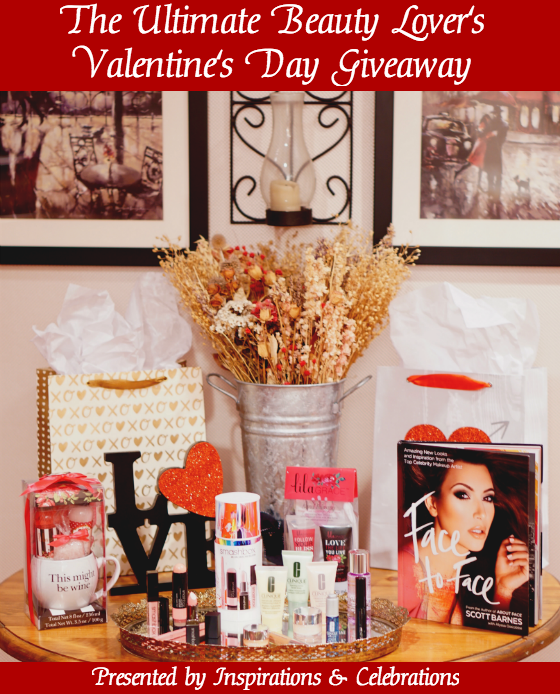 The Ultimate Beauty Lover's Valentine's Day Giveaway by Inspirations and Celebrations