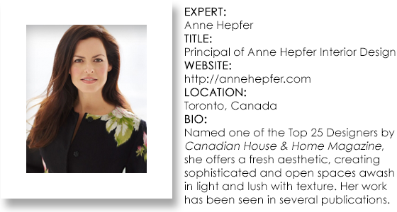 Interior Design Expert - Anne Hepfer