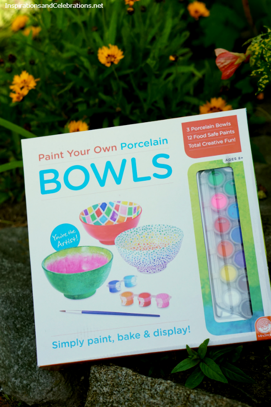 9 Unique Gift Ideas for Mothers Day - Paint Your Own Porcelain Bowls