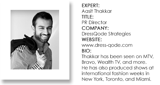 Fashion Expert - Aasit Thakkar