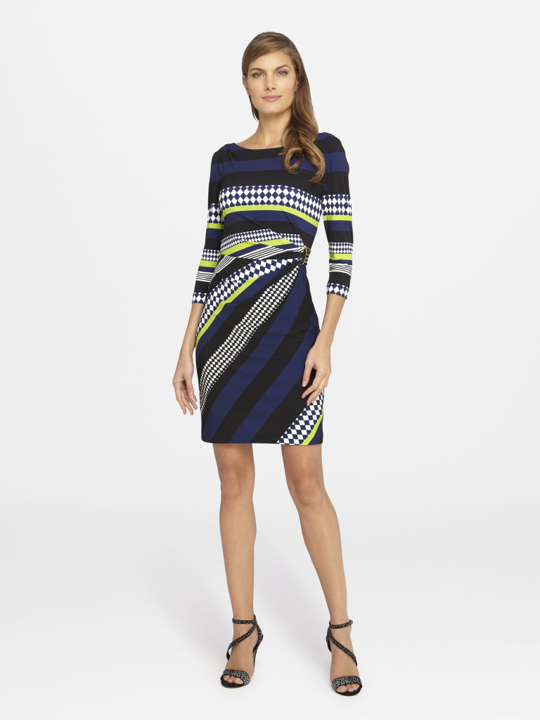 Summer Style Guide - Tahari ASL Graphic Print Matte Jersey Sheath