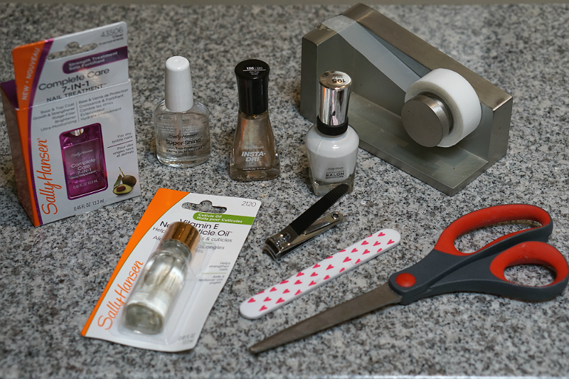 Beauty Tutorial: DIY Modern Glam Gold French Manicure