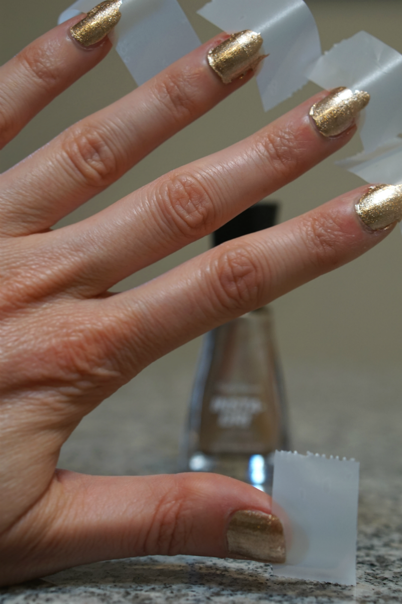 Beauty Tutorial: DIY Modern Glam Gold French Manicure