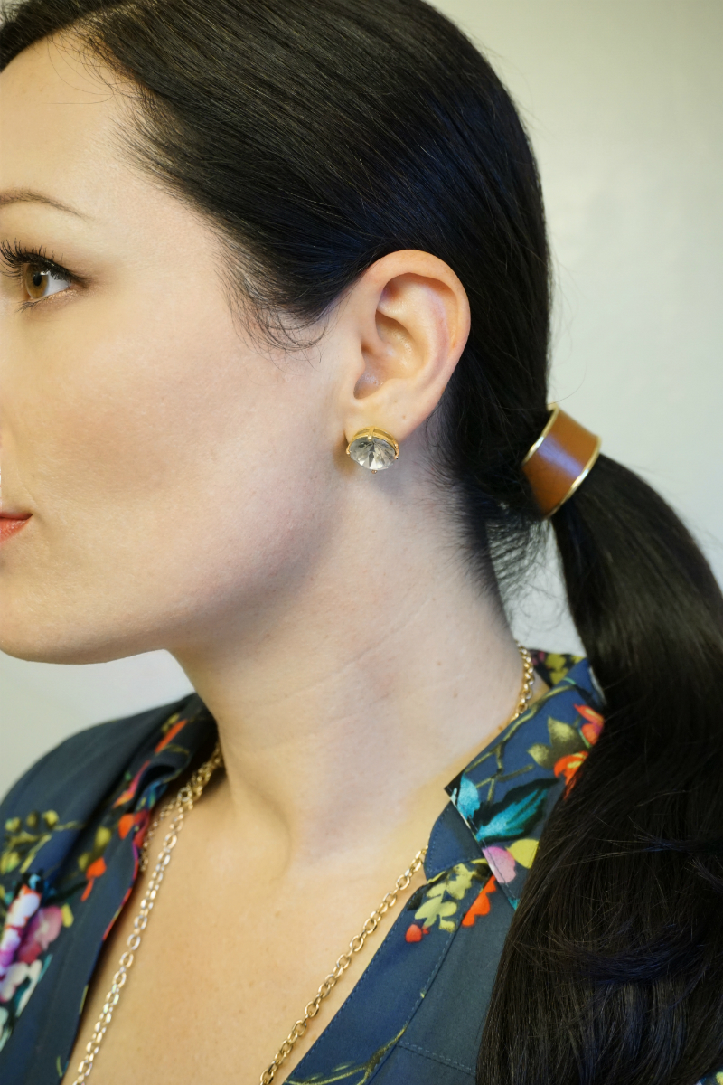 Work-To-Weekend Hairstyle Tutorial: Get a Sleek Office Look with Conair Diamond Infused Ceramic Smoothing Hot Brush