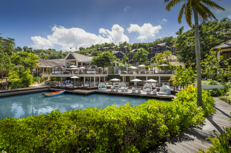 35 Romantic Getaways for Valentine's Day Weekend - Capella Marigot Bay Resort and Marina