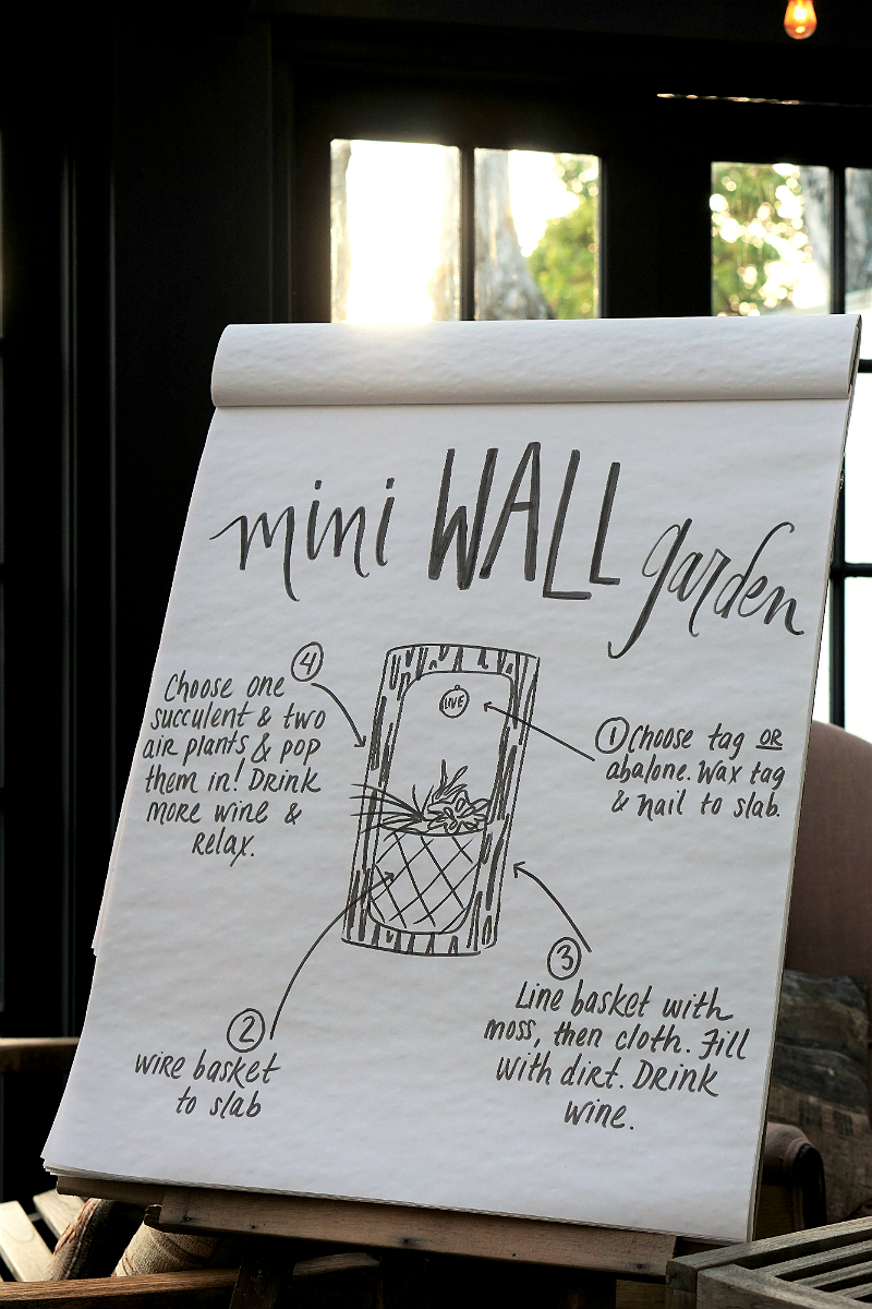 Folktale Artisan Workshop on How To Create a DIY Mini Wall Garden