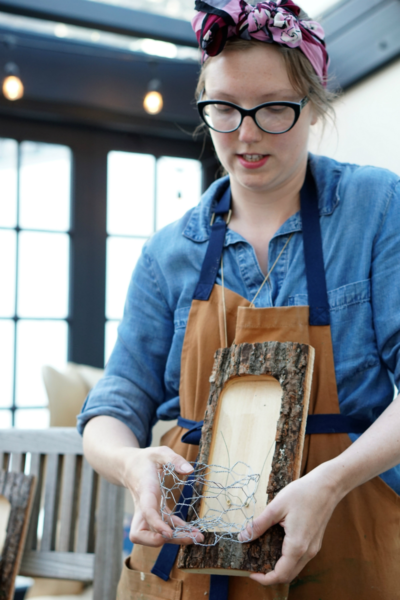 Folktale Artisan Workshop on How To Create a DIY Mini Wall Garden