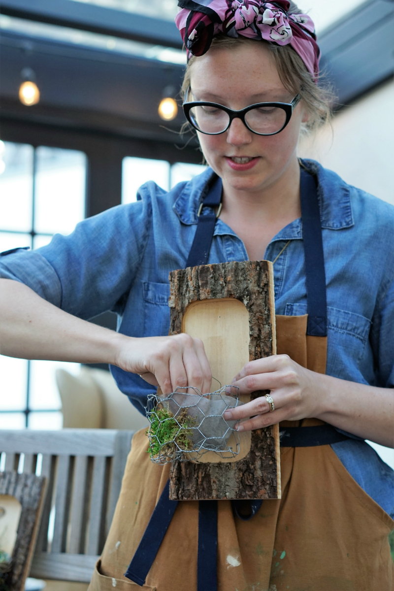 Folktale Artisan Workshop on How To Create a DIY Mini Wall Garden