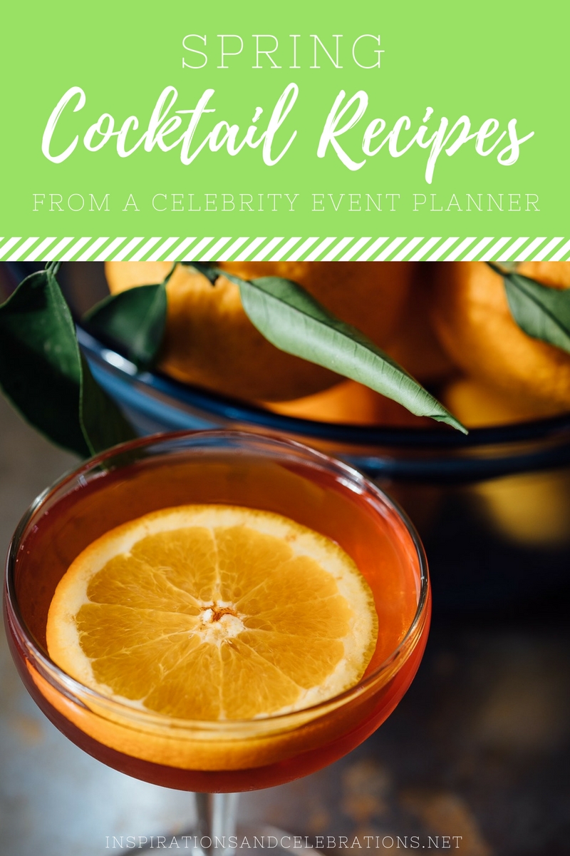 Spring Cocktail Recipes from a Celebrity Event Planner