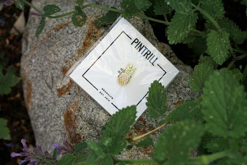 Power Your Happy Giveaway - Pintrill Pineapple Pin