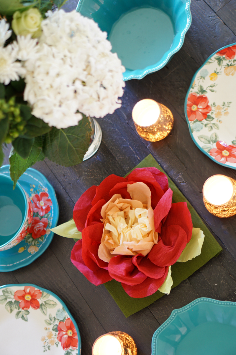 DIY Paper Flower Centerpieces for a Summer Solstice Party