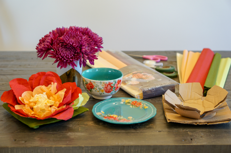 DIY Paper Flower Centerpieces for a Summer Solstice Party