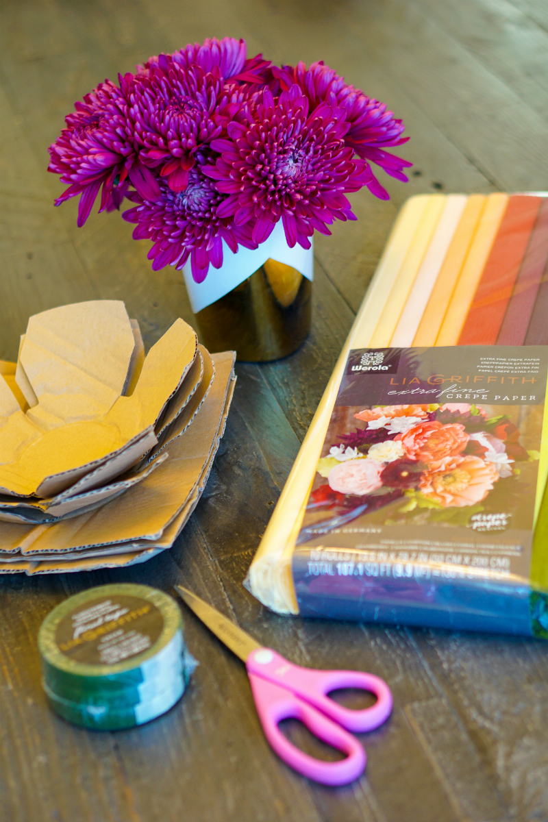 DIY Paper Flower Centerpieces for a Summer Solstice Party