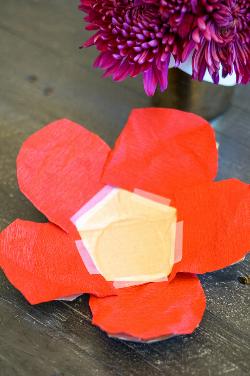 DIY Paper Flower Centerpieces for a Summer Solstice Party