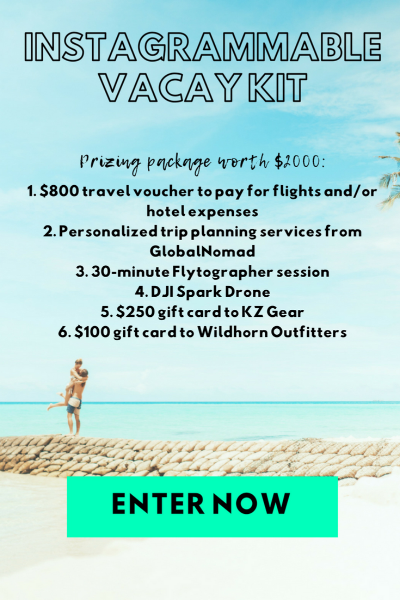Instagrammable Vacay Giveaway