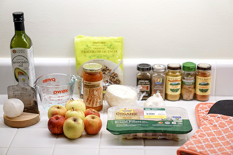 Apple Curry Chicken with Quinoa