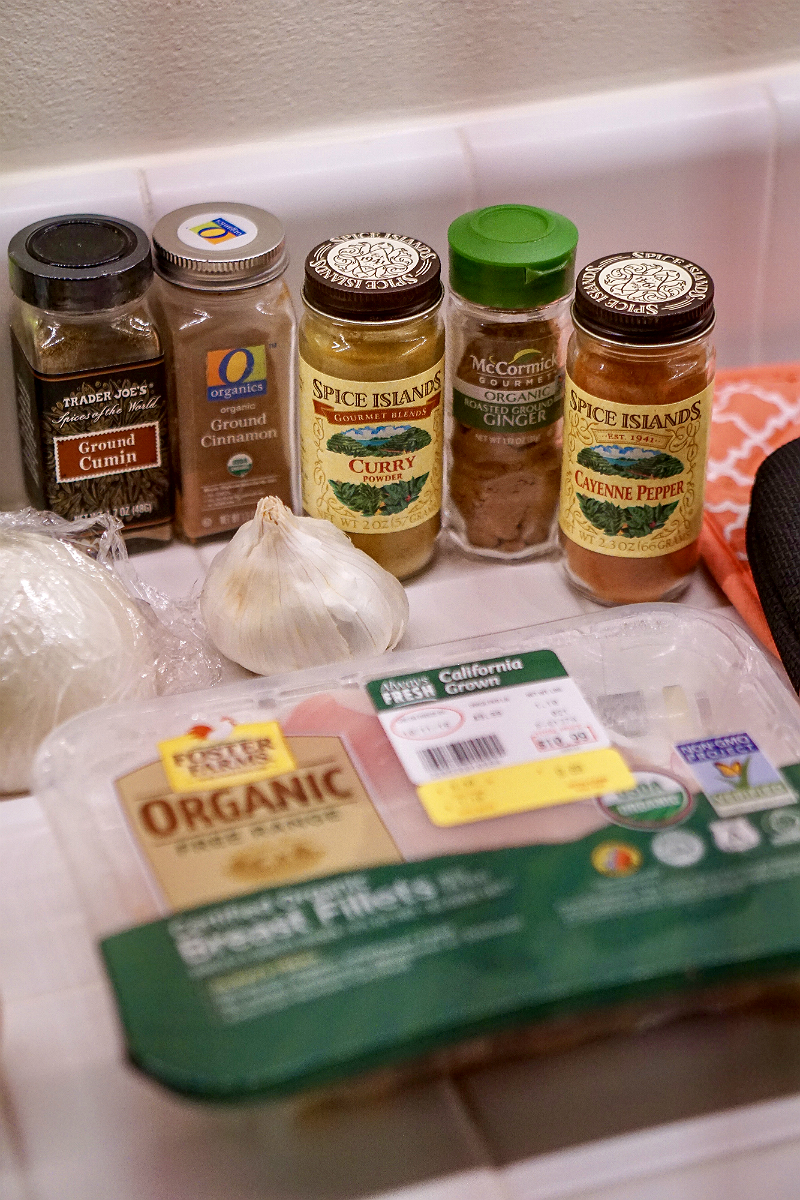 Apple Curry Chicken with Quinoa