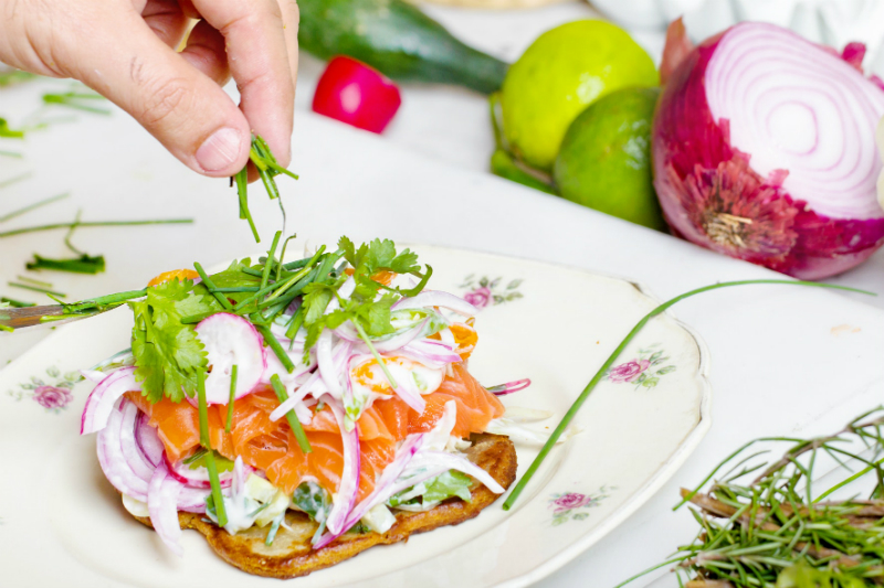 Mother's Day Brunch Recipes - Cuisiniers Pisco Cured Salmon