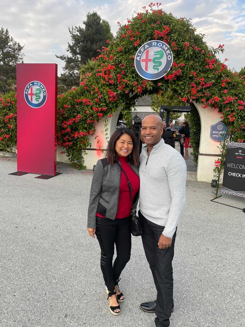 Ralph Gilles Doris Gilles Alfa-Romeo Monterey Car Week