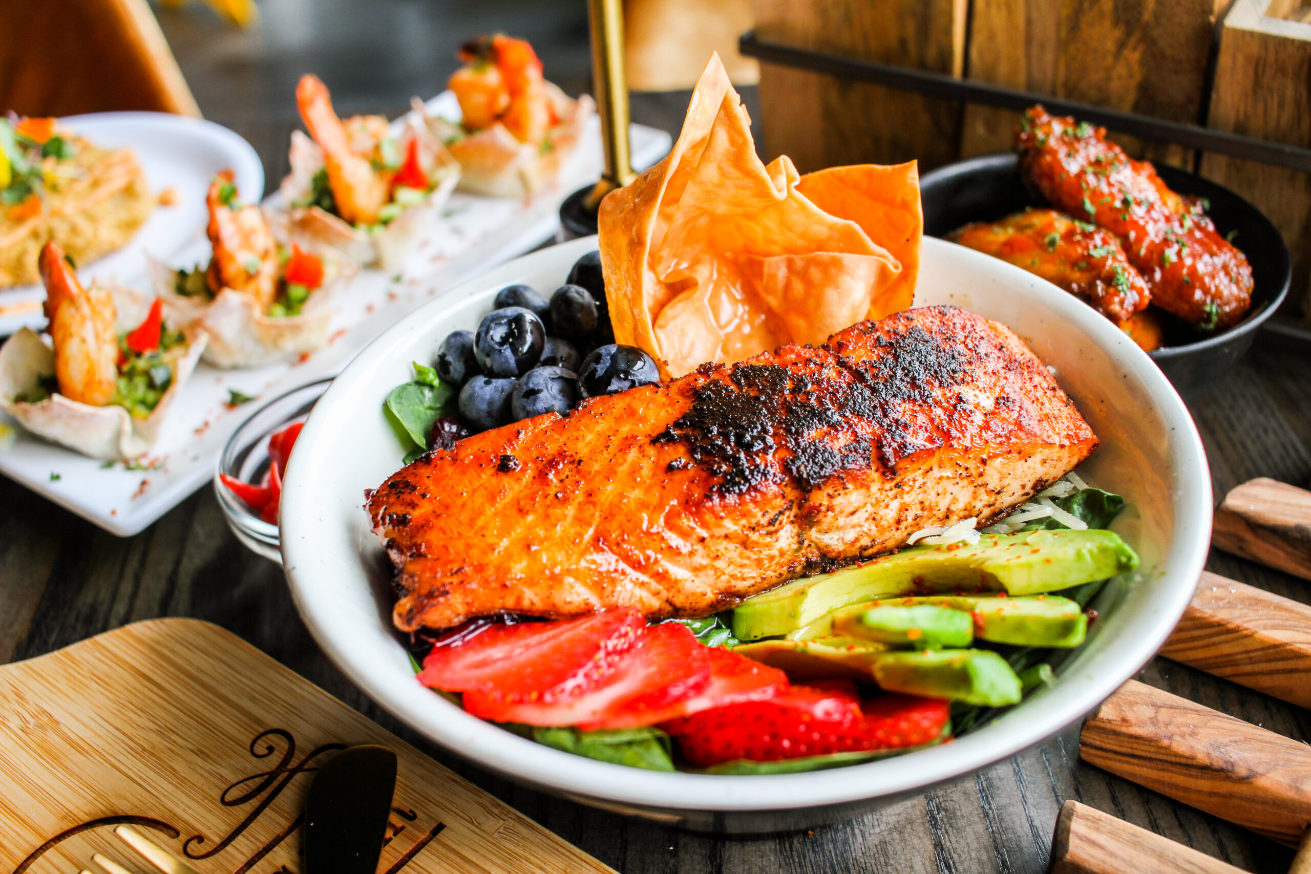 Healthy High Protein Recipes from Celebrity Chefs, Restaurateurs, Nutrition Experts, and Ludacris - Spinach Me Salad by Gocha Hawkins