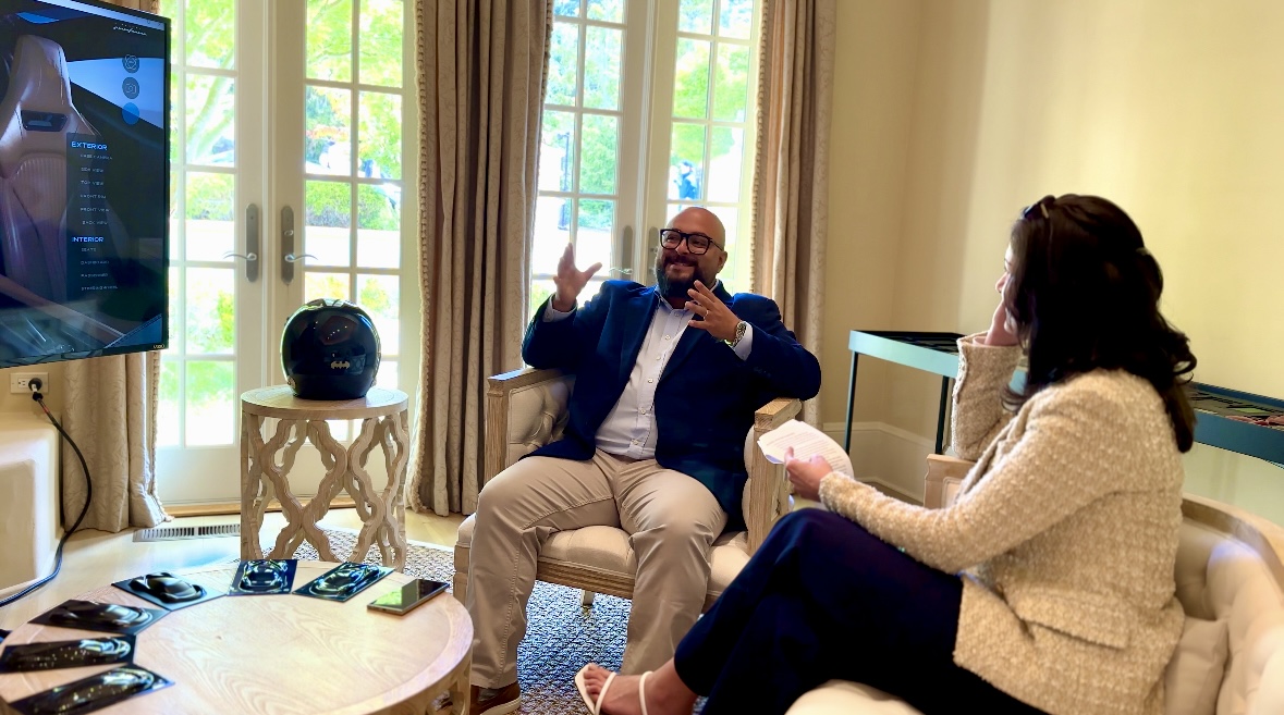 Automobili Pininfarina Reveals The Superhero-Inspired B95 Gotham Hypercar in Celebration of Batman at Monterey Car Week 2024 - Chief Design Officer Dave Amantea