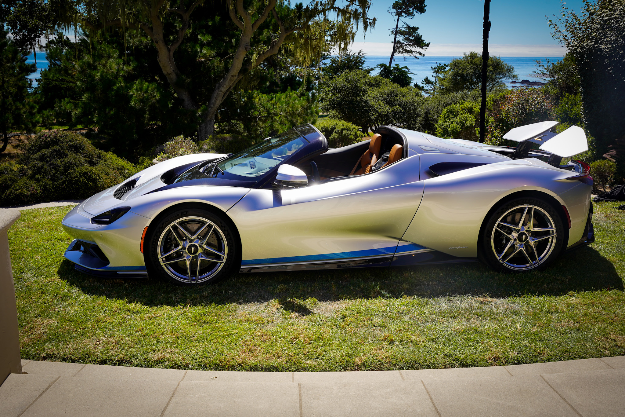Automobili Pininfarina Reveals The Superhero-Inspired B95 Gotham Hypercar in Celebration of Batman at Monterey Car Week 2024