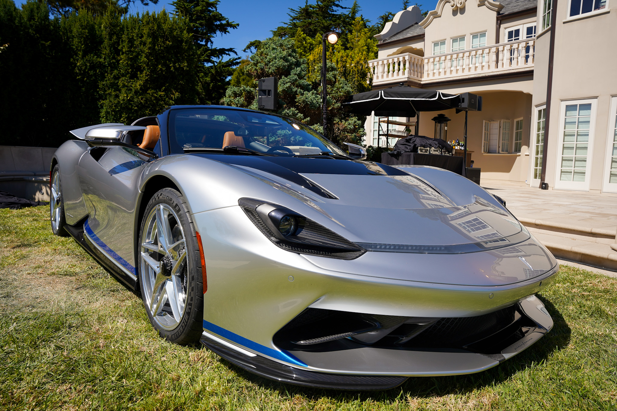 Automobili Pininfarina Reveals The Superhero-Inspired B95 Gotham Hypercar in Celebration of Batman at Monterey Car Week 2024
