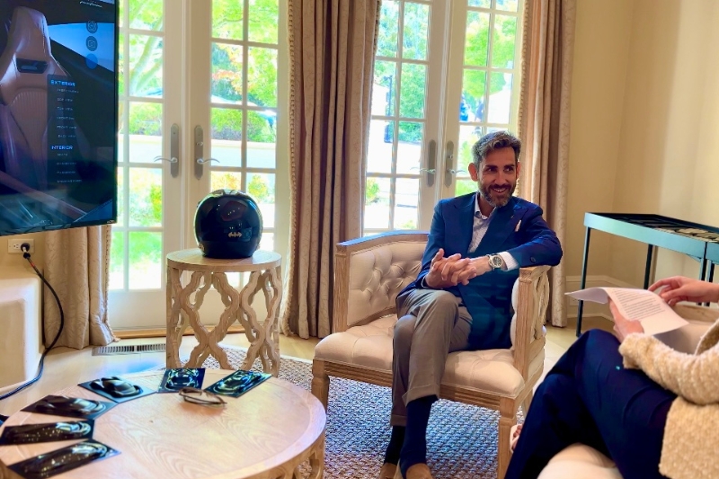 Automobili Pininfarina Reveals The Superhero-Inspired B95 Gotham Hypercar in Celebration of Batman at Monterey Car Week 2024 - CEO Paolo Dellacha