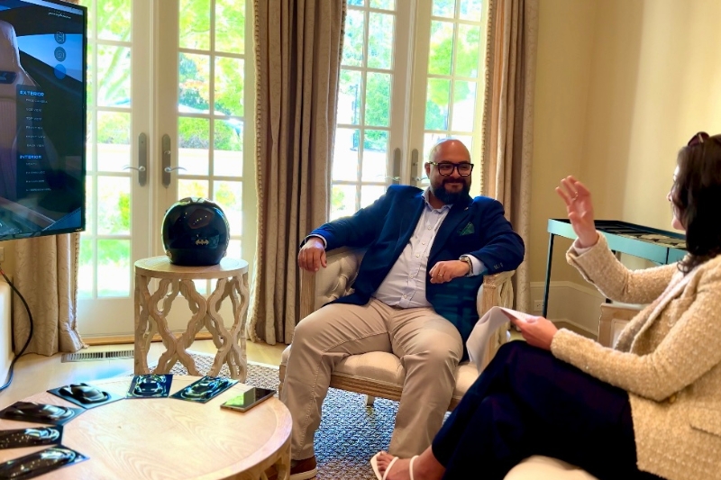 Automobili Pininfarina Reveals The Superhero-Inspired B95 Gotham Hypercar in Celebration of Batman at Monterey Car Week 2024 - CEO Paolo Dellacha