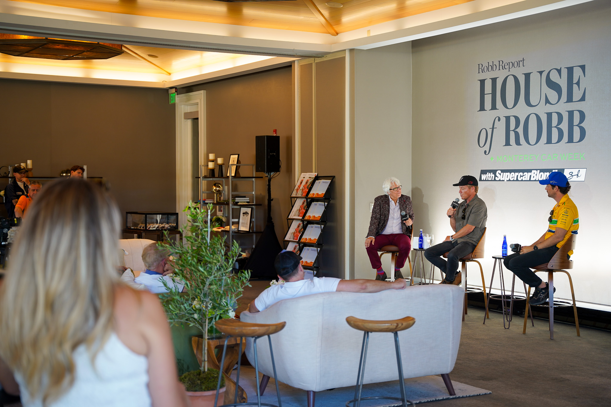 The House of Robb presented by The Robb Report at Monterey Car Week 2024 featuring Patrick Long and Bruno Senna