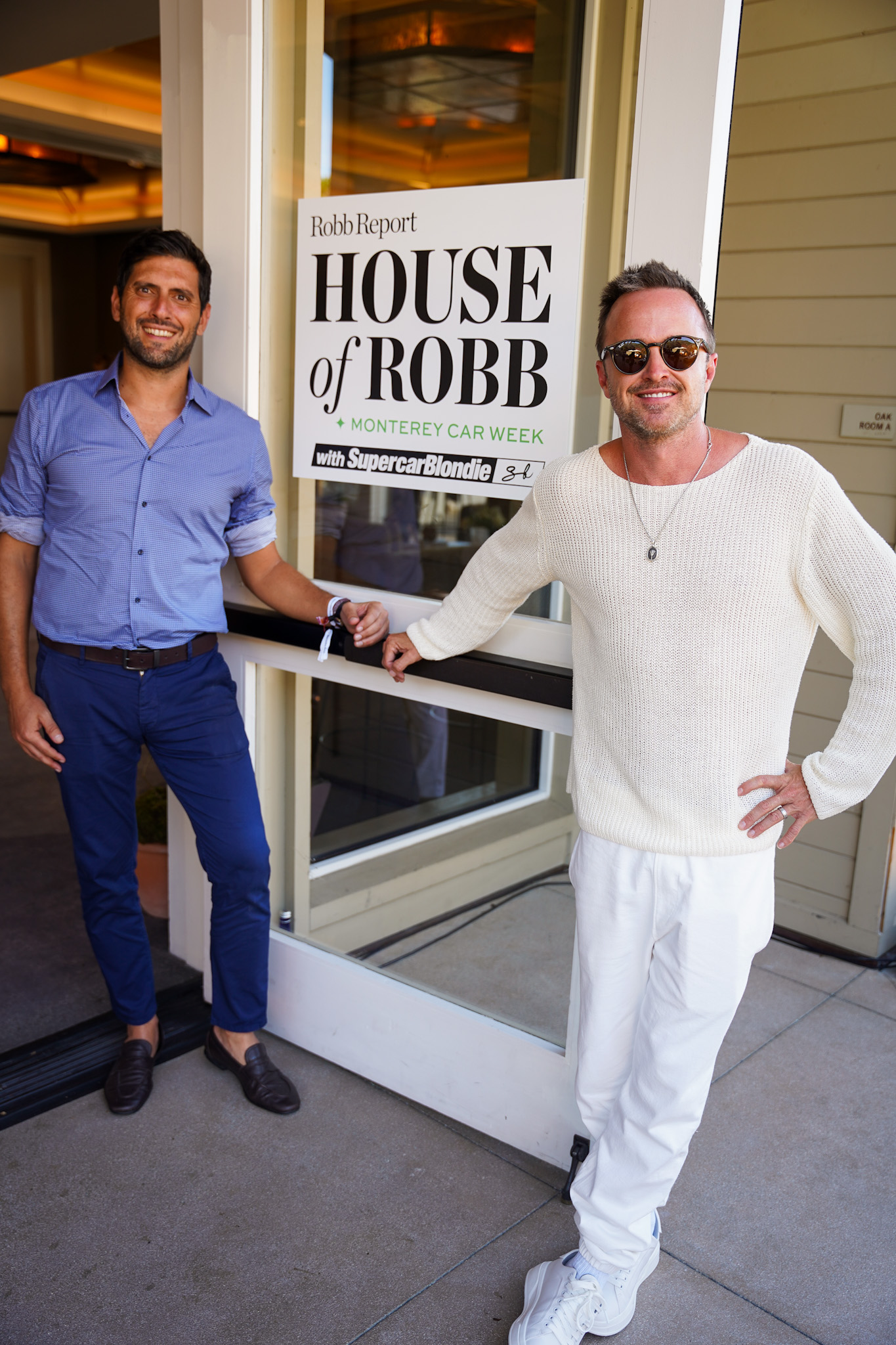 The House of Robb presented by The Robb Report at Monterey Car Week 2024 - Actor Aaron Paul