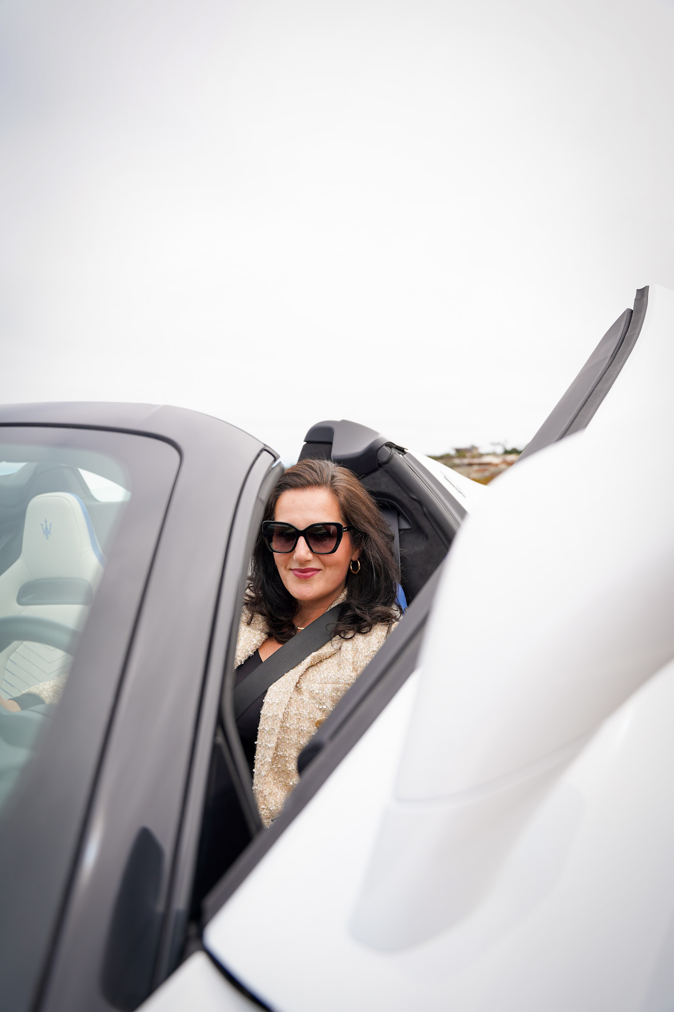 Maserati Brings Modern Italian Style & Superspeed Performance to Monterey Car Week 2024 - Maserati MC20 Cielo on 17-Mile Drive in Pebble Beach