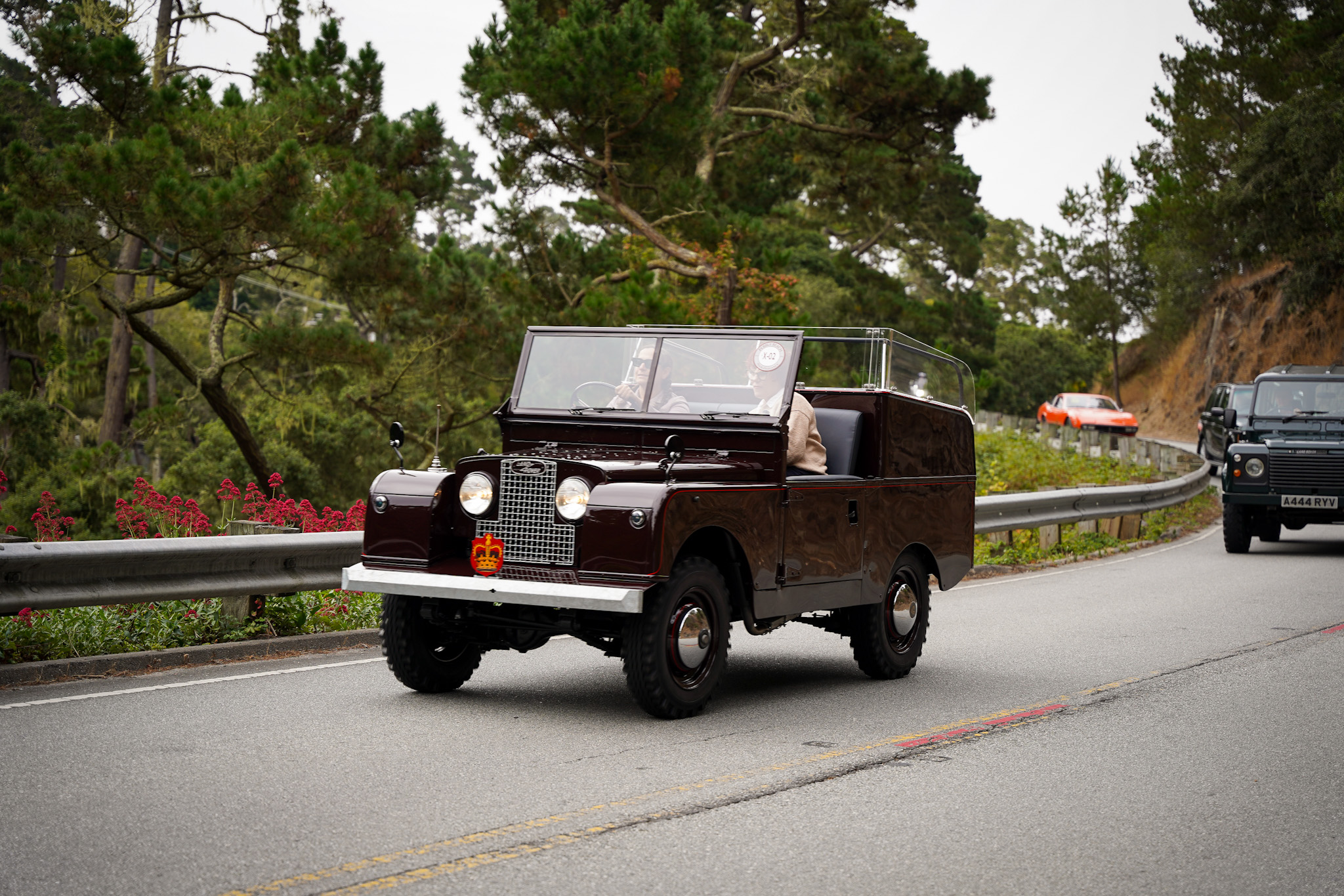 Range Rover Brought British History & Modern Luxury to Pebble Beach for Monterey Car Week 2024 - Land Rover Classic Queen Elizabeth II Vehicles at Pebble Beach