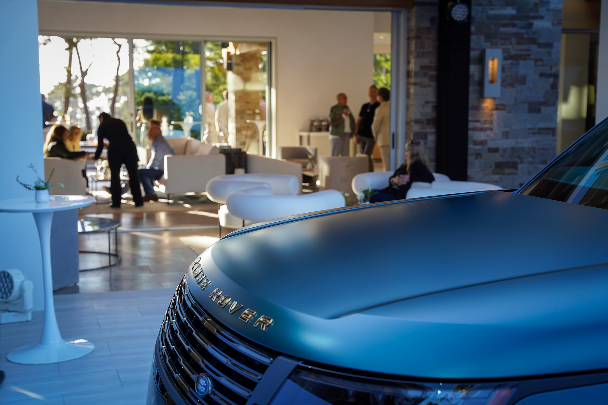 Range Rover Brought British History & Modern Luxury to Pebble Beach for Monterey Car Week 2024 - Range Rover SV Carmel Edition at Range Rover House Pebble Beach