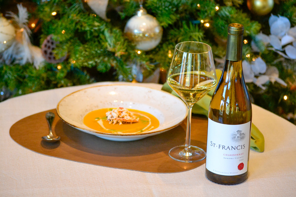 Food & Wine Pairing Ideas from Winemakers and Culinary Experts That Elevate Your Holiday Celebrations - Curried Butternut Squash Bisque by St. Francis Winery & Vineyards
