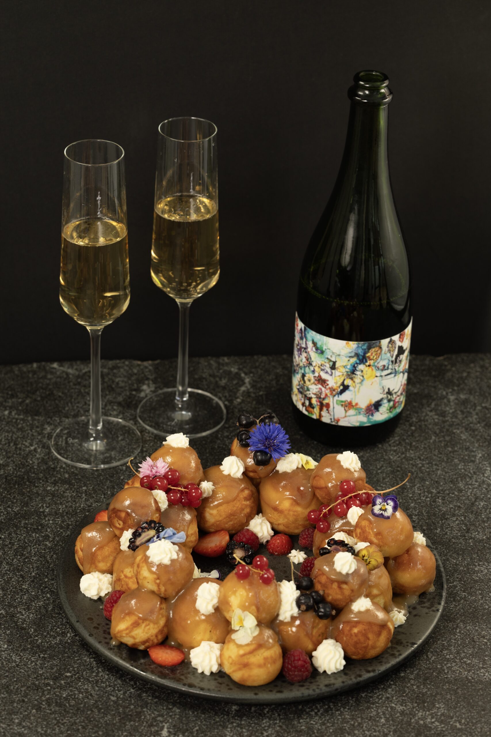 Food & Wine Pairing Ideas from Winemakers and Culinary Experts That Elevate Your Holiday Celebrations - Butterscotch Midsummer Wreath with Whipped Cream & Fresh Berries by Pim Pauline Overgaard